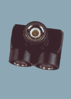 RIGHT ANGLE BNC Y ADAPTOR 
