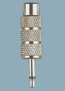 RCA FEMALE TO 3.5 RHONE PLUG