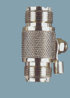 UHF DOUBLE FEMALE W/GROUND