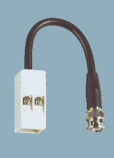 BNC MALE-RJ11 OR RJ45 WITH CABLE