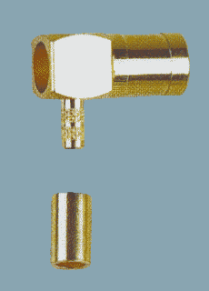 RIGHT ANGLE SMB MALE CRIMP TYPE(RG174U/178U)