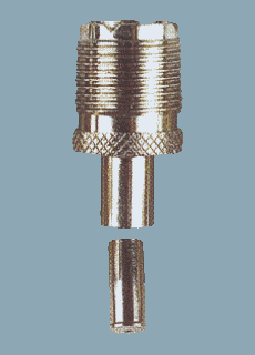 UHF FEMALE CRIMP