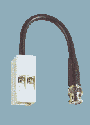 BNC MALE-RJ11 OR RJ45 WITH