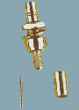 SMB FEMALE BULKHEAD CRIMP 